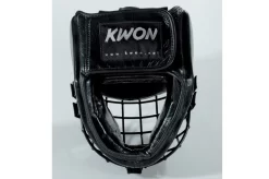 Casque Grillagé Fer Noir, Kwon 8 Casque Grillagé Fer Noir, Kwon -Boutique de boxe casque grillage fer noir kwon 2