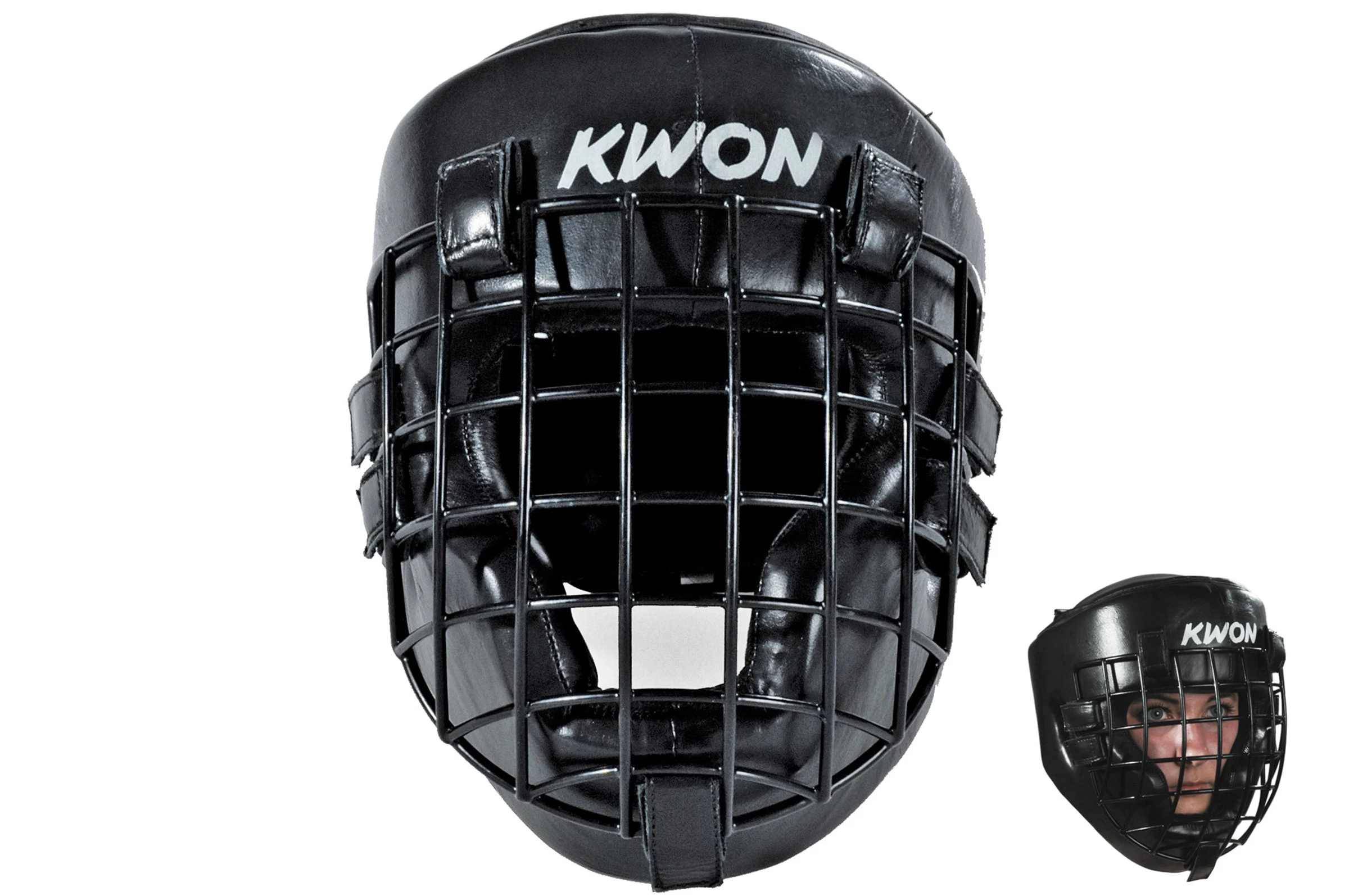 Casque Grillagé Fer Noir, Kwon 1 Casque Grillagé Fer Noir, Kwon