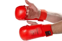 Gant De Karaté, Sans Pouces - WKF, Wacoku -Boutique de boxe gant de karate sans pouces wkf wacoku 3