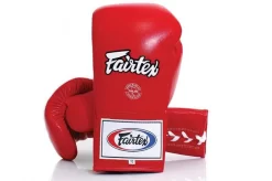 Gants De Boxe, Lacets - Pro, Fairtex -Boutique de boxe gants de boxe pro a lacets thai proteam fairtex 5