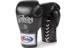 Gants De Boxe, Lacets - Pro, Fairtex -Boutique de boxe gants de boxe pro a lacets thai proteam fairtex 6