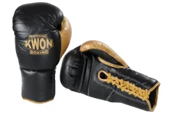 Gants De Boxe Pro - Cuir & Lacets, Kwon -Boutique de boxe gants de boxe pro cuir lacets kwon 2