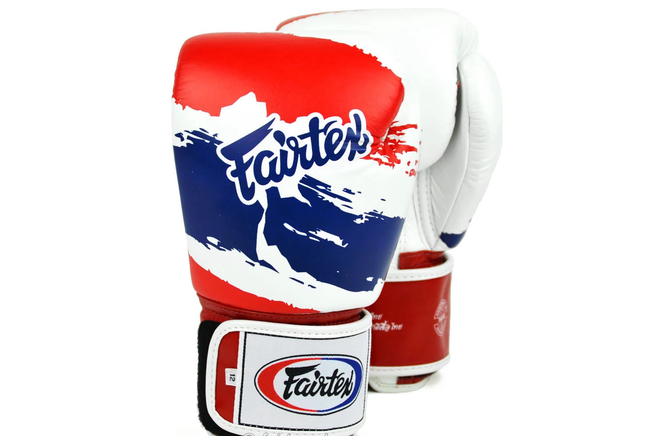 Gants De Boxe Thaï, Entraînement, Cuir - V1 Thaï Pride, Fairtex 2 Gants De Boxe Thaï, Entraînement, Cuir - V1 Thaï Pride, Fairtex – Image 2