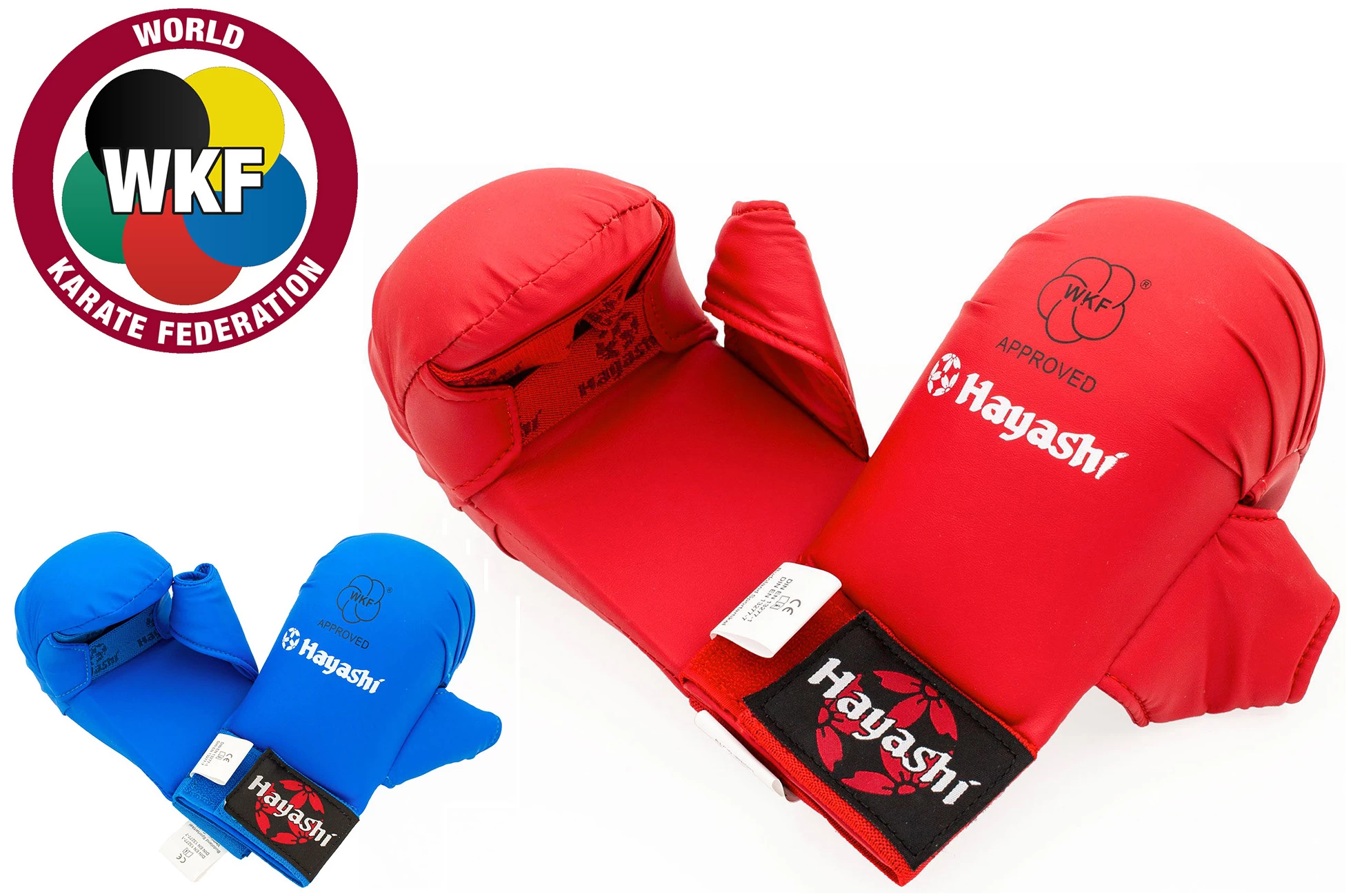 Gants De Karaté WKF, Avec Pouce - Tsuki, Hayashi