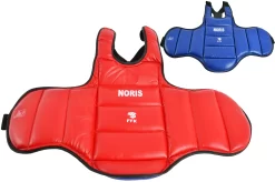 Plastron Karaté, Réversible - WKF, Noris