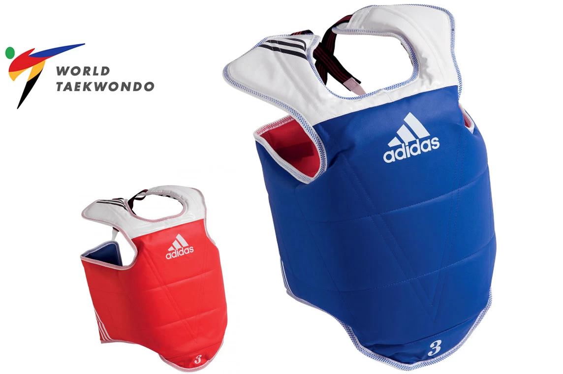Plastron Taekwondo WTF Réversible, Adulte - ADITAP01, Adidas 1 Plastron Taekwondo WTF Réversible, Adulte - ADITAP01, Adidas