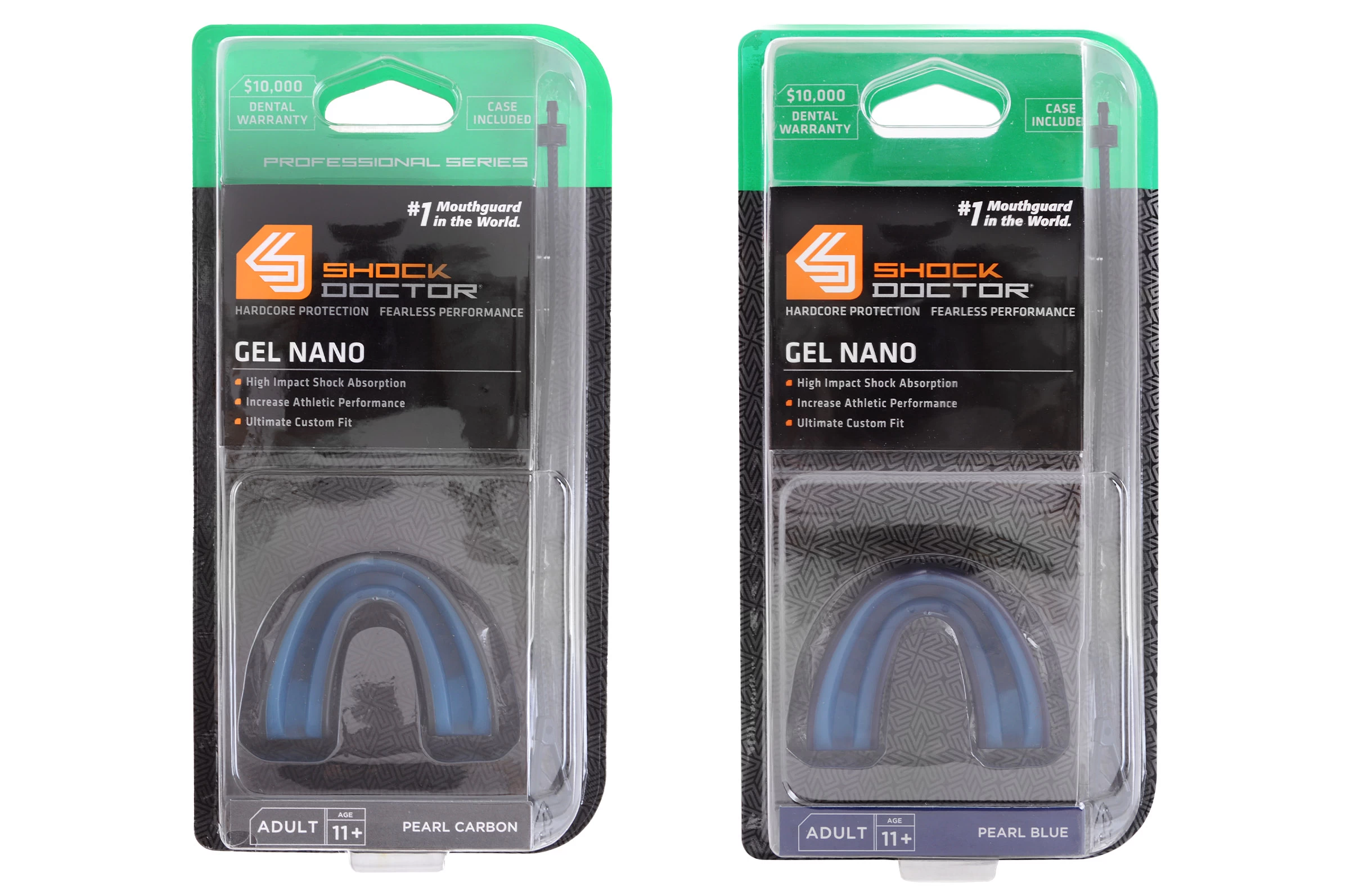 Protège-dents Simple, Thermoformable - Gel Nano, Shock Doctor 4 Protège-dents Simple, Thermoformable - Gel Nano, Shock Doctor – Image 4