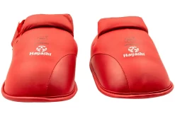 Protège-tibias & Pieds WKF, Amovibles, Hayashi -Boutique de boxe protege tibias et pieds karate wkf hayashi 6