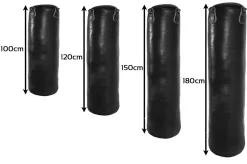 Sac De Frappe En Cuir, Noir - Sans Logo